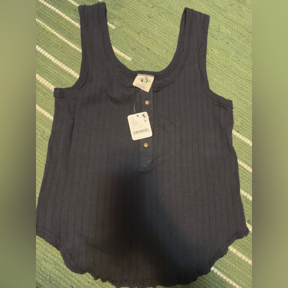 NWT Free People Bryson Henley Tank Top - Picture 5 of 6